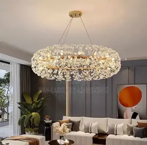 Round Led + Bulb  Vip Chandelier