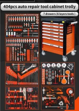 404pcs of 7 Drawer Tools Box