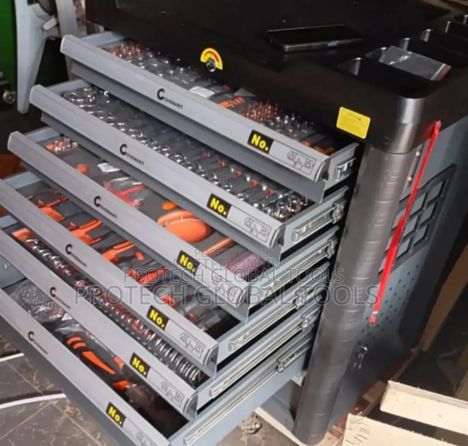 404pcs of 7 Drawer Tools Box