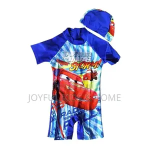 Boys and Unisex Swimming Costume With Cap -Multi Colours