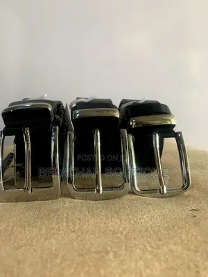 Men Stylish Black Belts