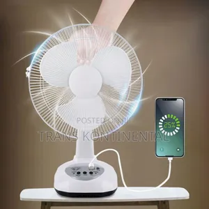 12inches Solar Rechargeable Fan