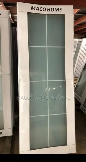 Tampered Full Glass Toilet Door