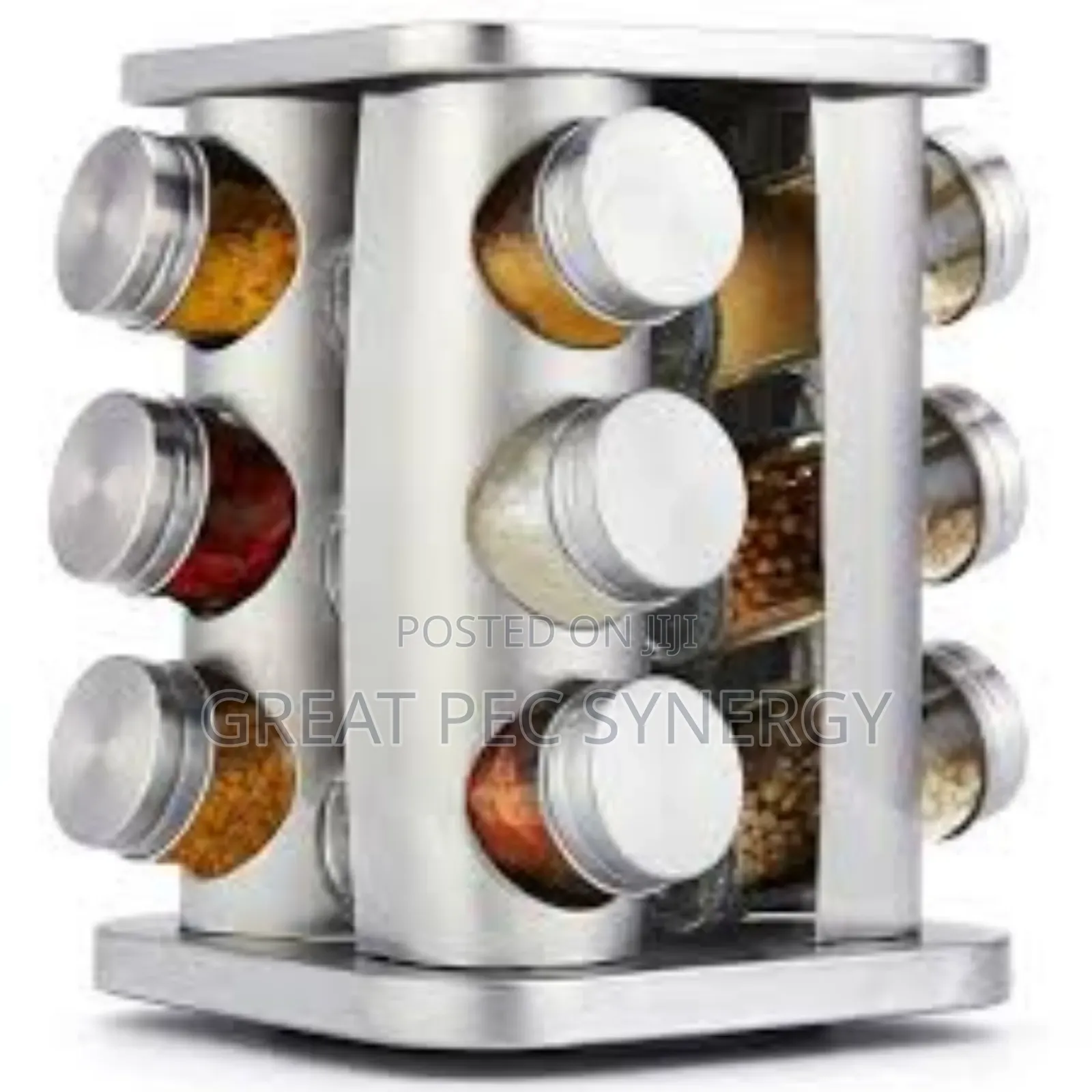 12 Jar Rotating Spice Carousel