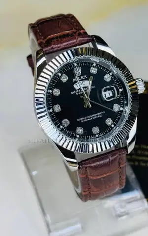 Original Rolex Leather Watch
