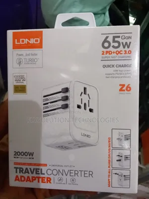 Ldnio Z6 65w Universal Travel Adapter
