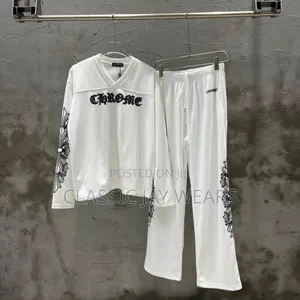 Quality Luxury Latest Up and Down White Tracksuit