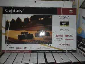 55" Century Smart Tv-Netflix,4h Uhd,Vidaa U7,Android,Showmax
