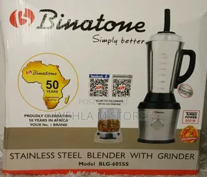 Binatone Stainless Steel Blender Grinder - BLG-605 Ss