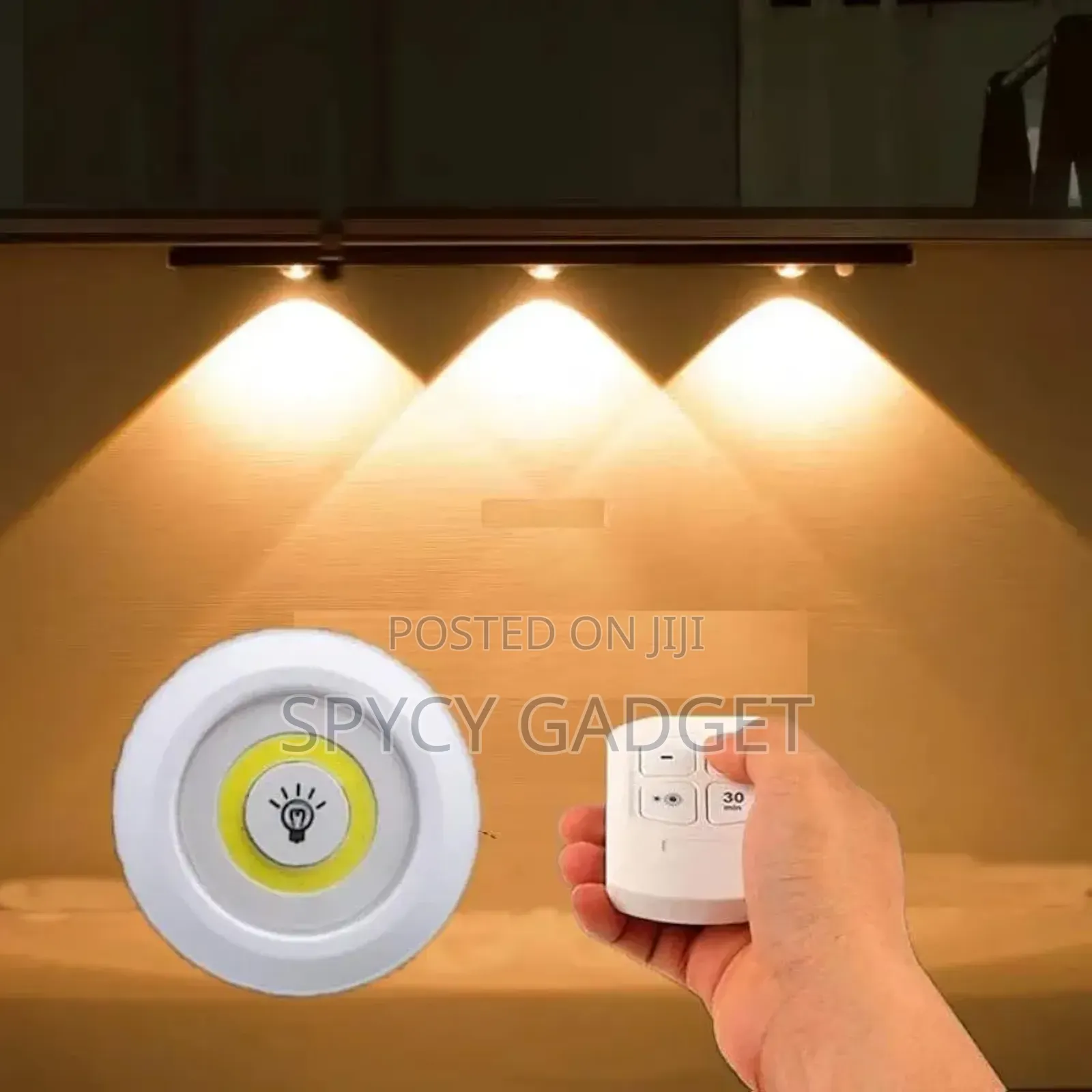 Smart Wireless Cabinet/Wardrobe Light With Remote Control