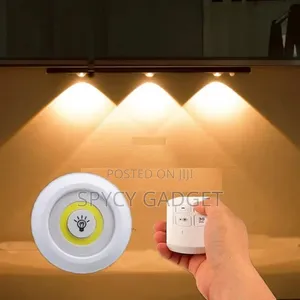 Smart Wireless Cabinet/Wardrobe Light With Remote Control