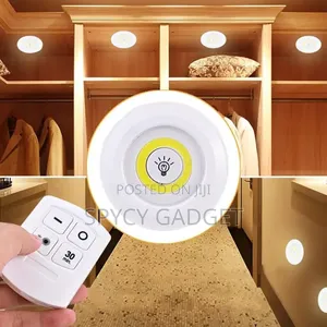 Smart Wireless Cabinet/Wardrobe Light With Remote Control