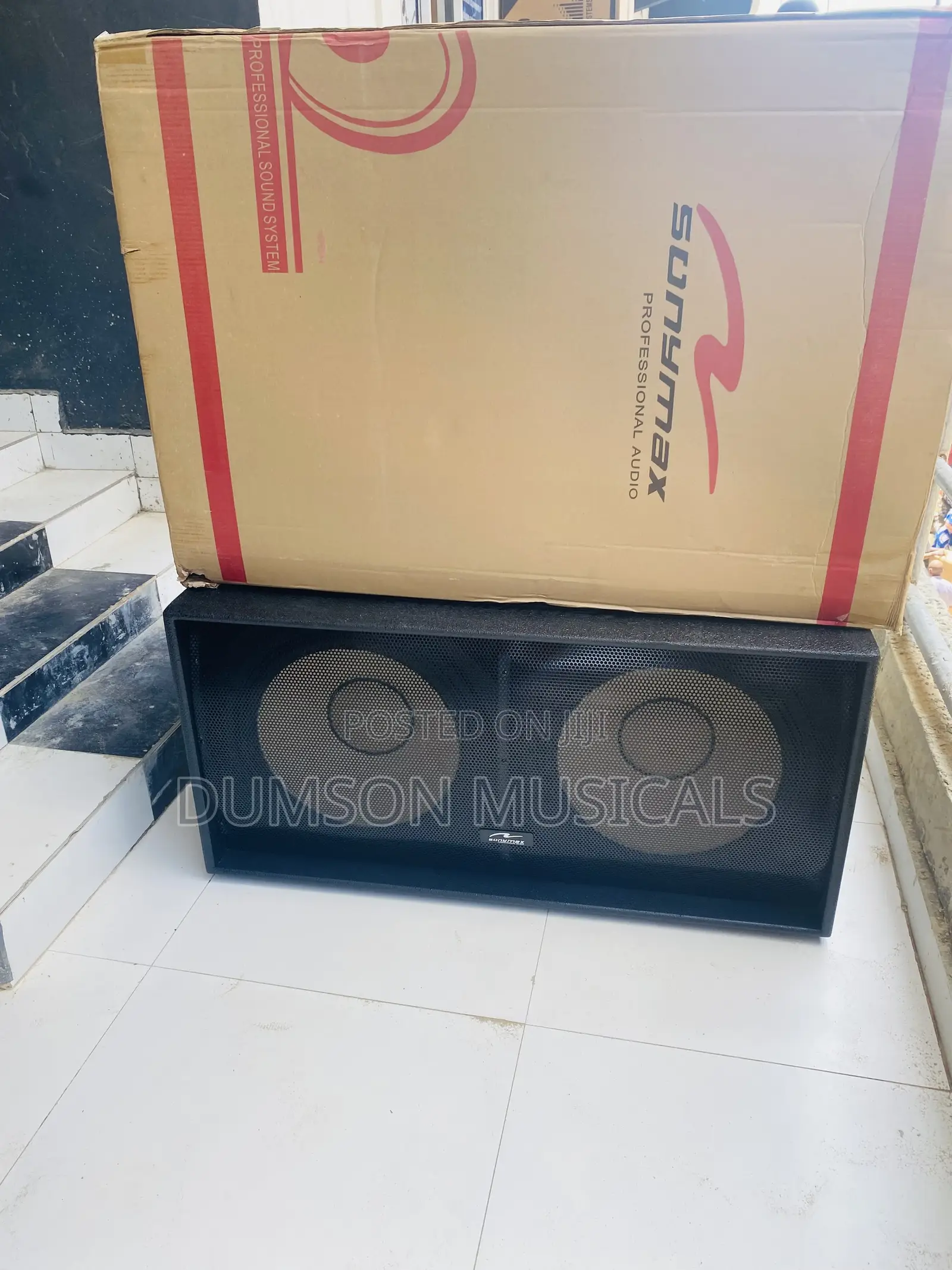 Sonymax Double Subwoofer Big Magnet 