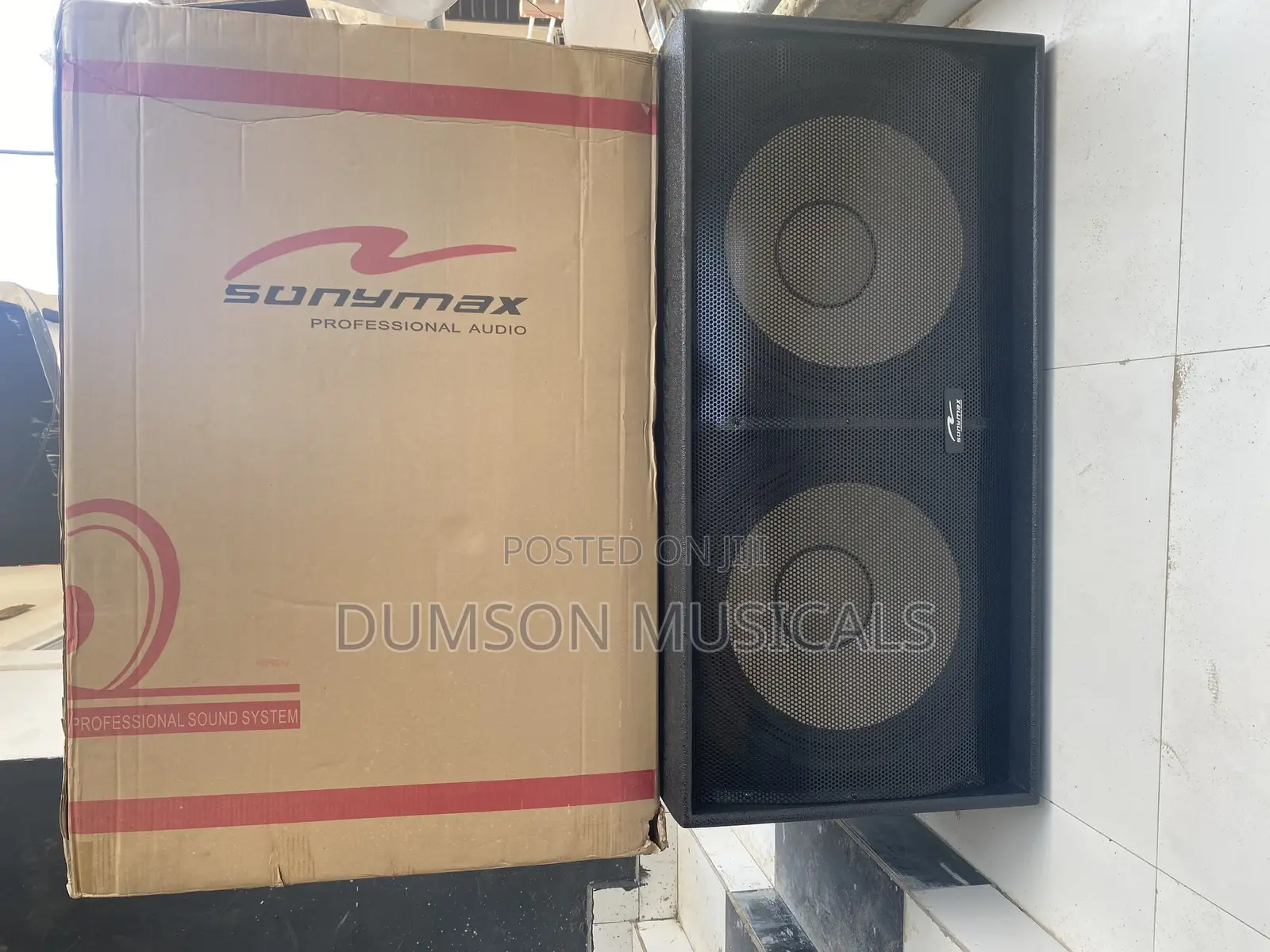 Sonymax Double Subwoofer Big Magnet 