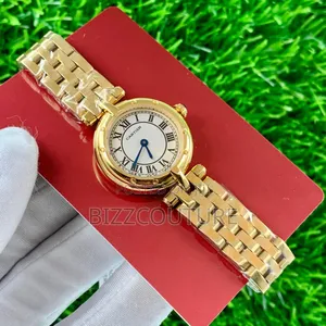Original Cartier Women's Gold Stainless Steel Bracelet Watch