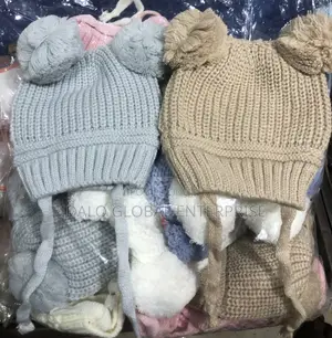 Knitted Baby Cap - 12pcs