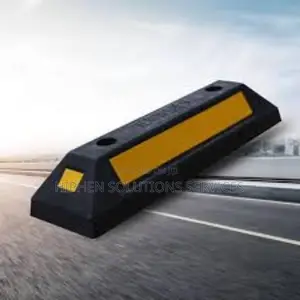 Car Parking Lot Equipment 1.65 Meter Rubber Parking Block