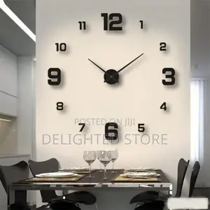 Creative Round Shape Diy Acrylic Wall Clock