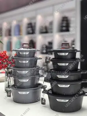 5pcs Ucc Life Cookware Set