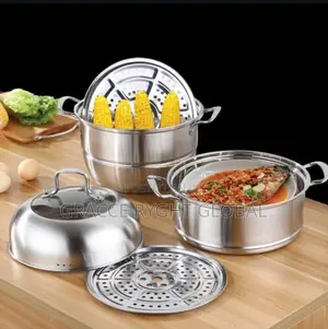 30cm 3 Layer Stainless Steel Steamer Pot