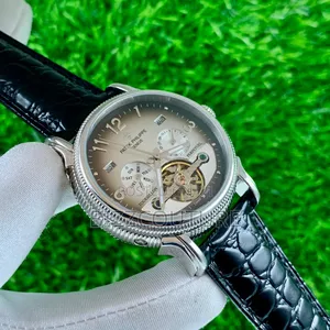 Original Patek Philippe Mechanical Genuineleather Strapwatch