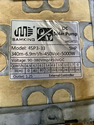 Samking 5000w Solar Pump