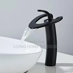 Luxury Matte Black Basin Mixer Tap