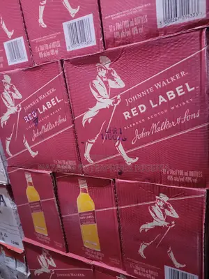 Johnnie Walker Red Label – 750ml by 12 Bottles