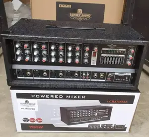 Four Channels Powered Mixer Amplifier Bt/Usb