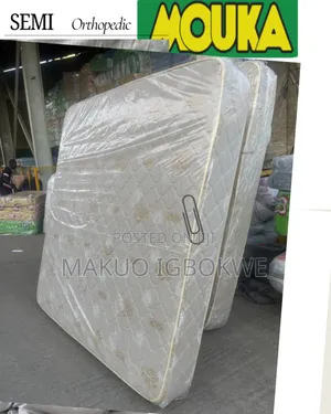 [On] Executive Semi Orthopedic Mouka 6/6 by 8 [+5yrs Warranty.An