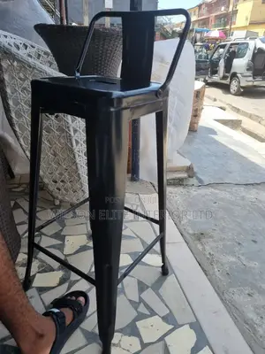 High Metal Bar Stool