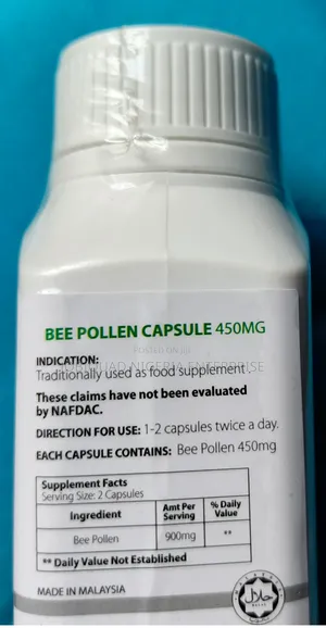 Dynapharm Bee Pollen Caps 450mg by 100 Nature Multivitamin