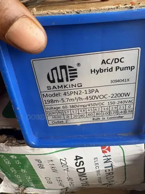 2hp Samking Ac/Dc Solar Pump