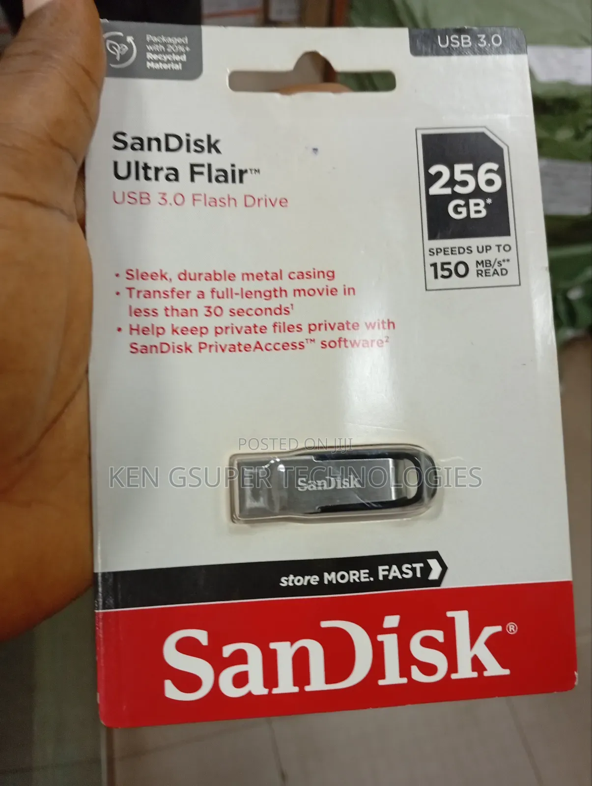 Sandisk 256gb Flash