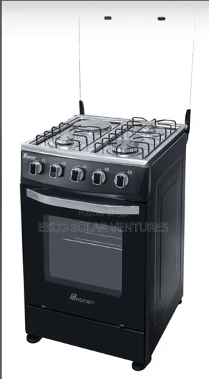 Boscon Standing Gas Oven (60l) With 3burners+1electric Stove