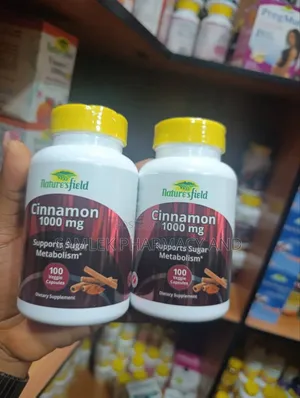 Nature's Field Cinnamon 1000mg- 100vegcaps