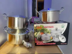 3pc Hoffner Aluminum Pot Set Size 24,26 