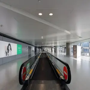 Moving Sideway Flat Escalator