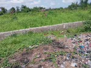 Half Plot of Land 4 Sale Akebson Iguando Built Up Area