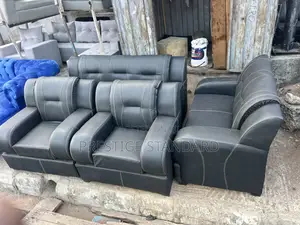 A Standard Leather Sofa