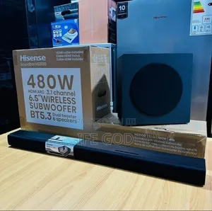 Original Hisense 480watts Powerful Soundbar Bluetooth Etc.