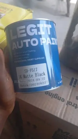 Auto Paint Matt Black