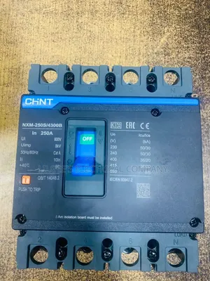 Authentic 250 Amps 4 Pole Chint McCb Breaker