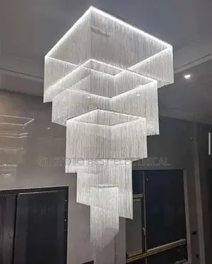 Modern Luxury Hanging Chandelier Void Light 1000mm