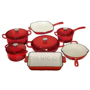 Enamel Cast Iron With Dutch Oven Cookware Set