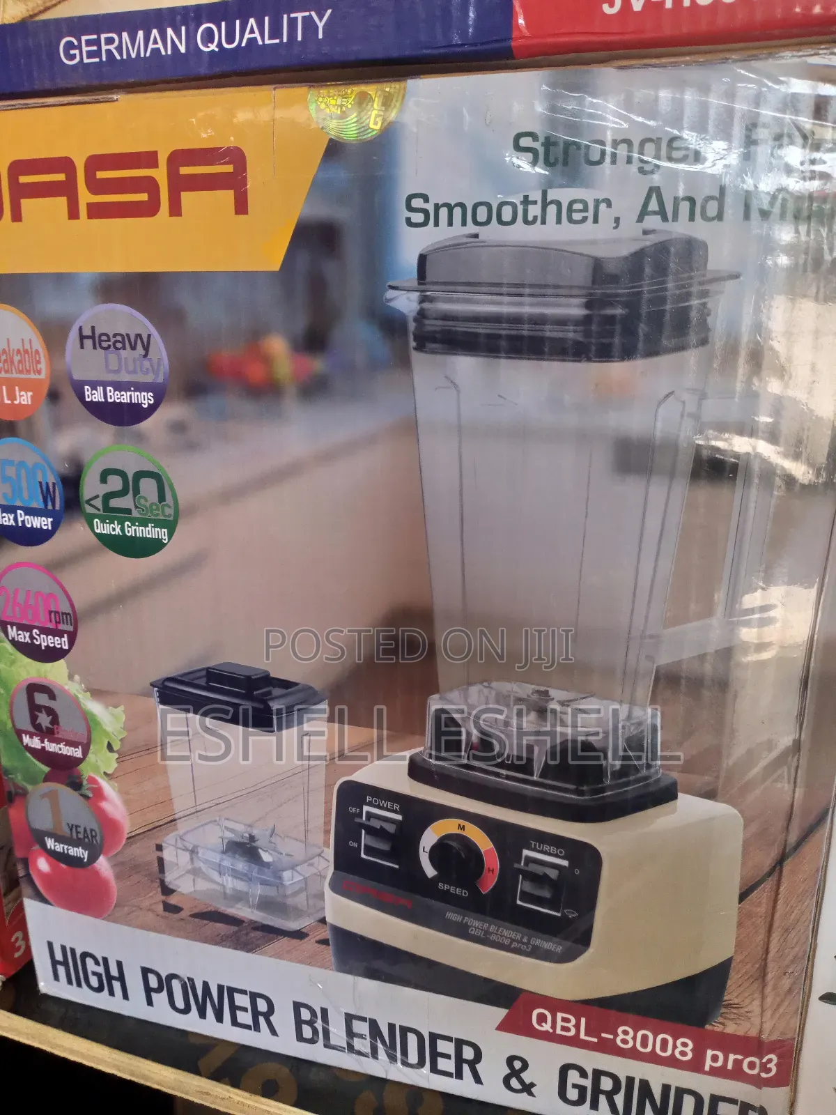 Qasa High Power Blender/Grinder
