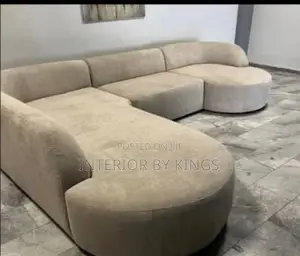 L-Shaped Fabrics Sofa Can Come in Preferred Colors