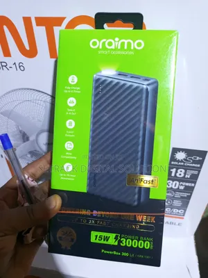 Oraimo 30000mah Two Way Ultra Fast Charging Power Bank