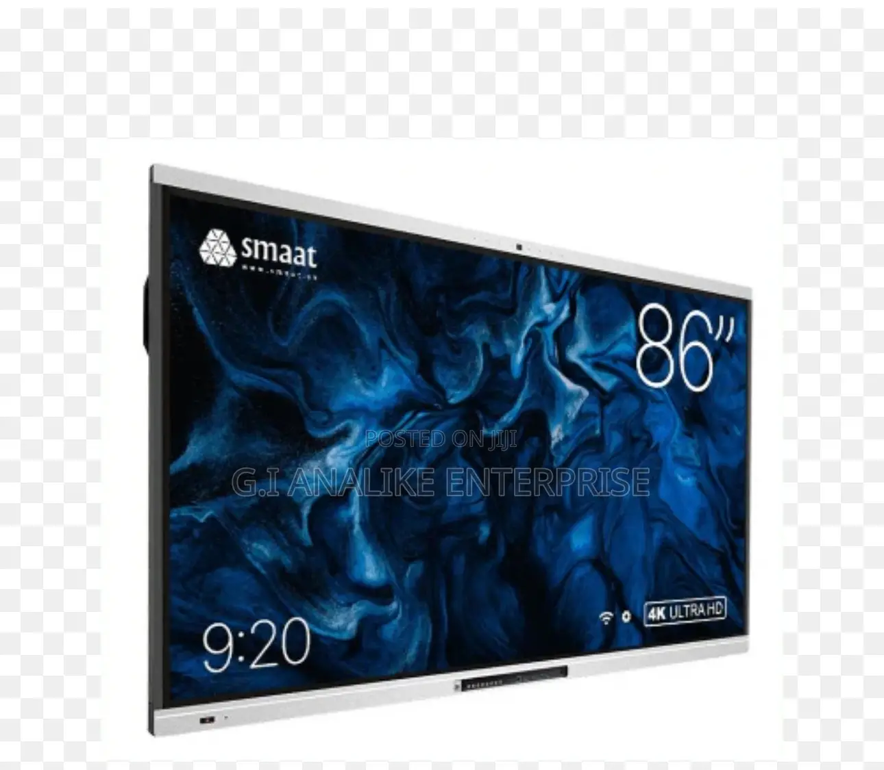 Smaat 86" (Uhd)Interactive Flat Panel With (13mp) Camera