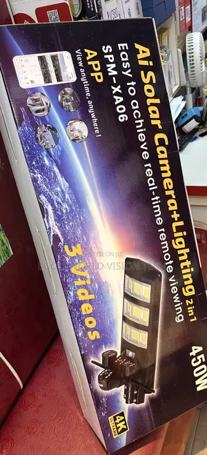 Solar Street Light With Triple Camera